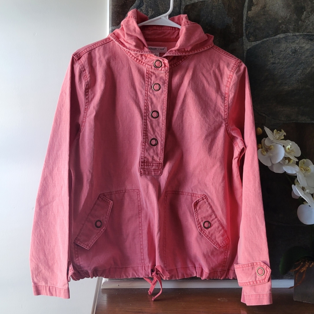 Coldwater Creek Denim hoodie-Jacket
